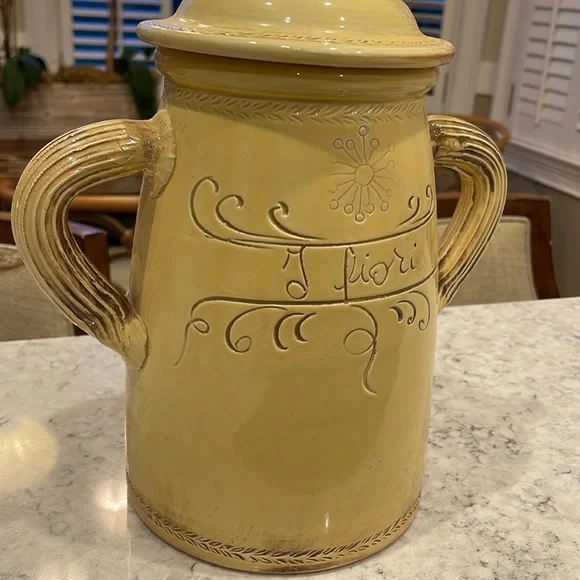 Vietri Italian Canister.